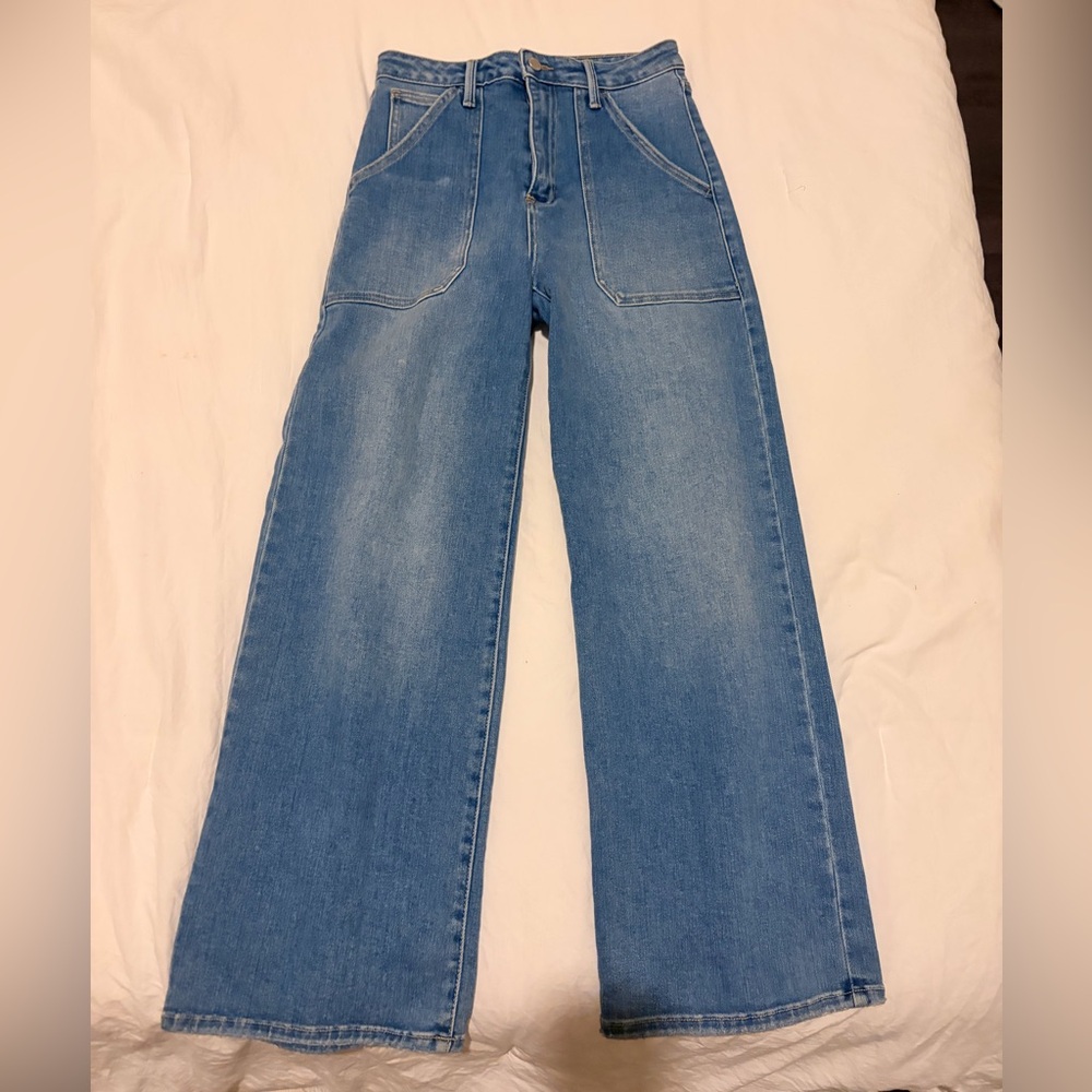 Just Black Denim Blue Straight Leg Jeans